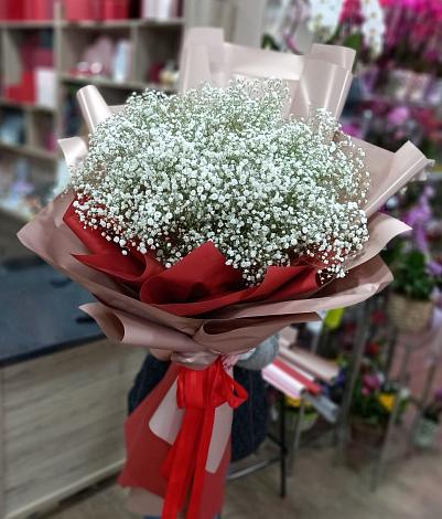 Букет цветов из: Гипсофила в Юркино