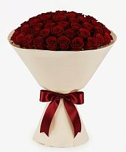 Букет 101 Бордовая роза Блэк Бакарра в Юркино