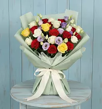 Букет цветов из:  Розы в Юркино