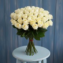 Букет 51 Белая роза Эдлесс Лав #REPLACE_PRED# Юркино